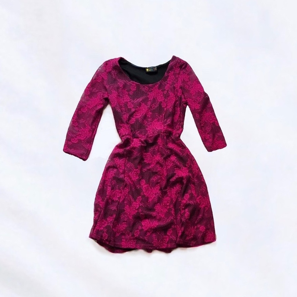 luna tiks ⋆ lace skater dress